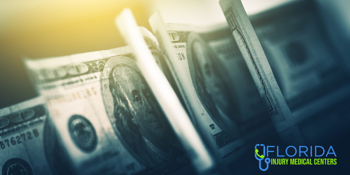 hundred dollar bills fanned out